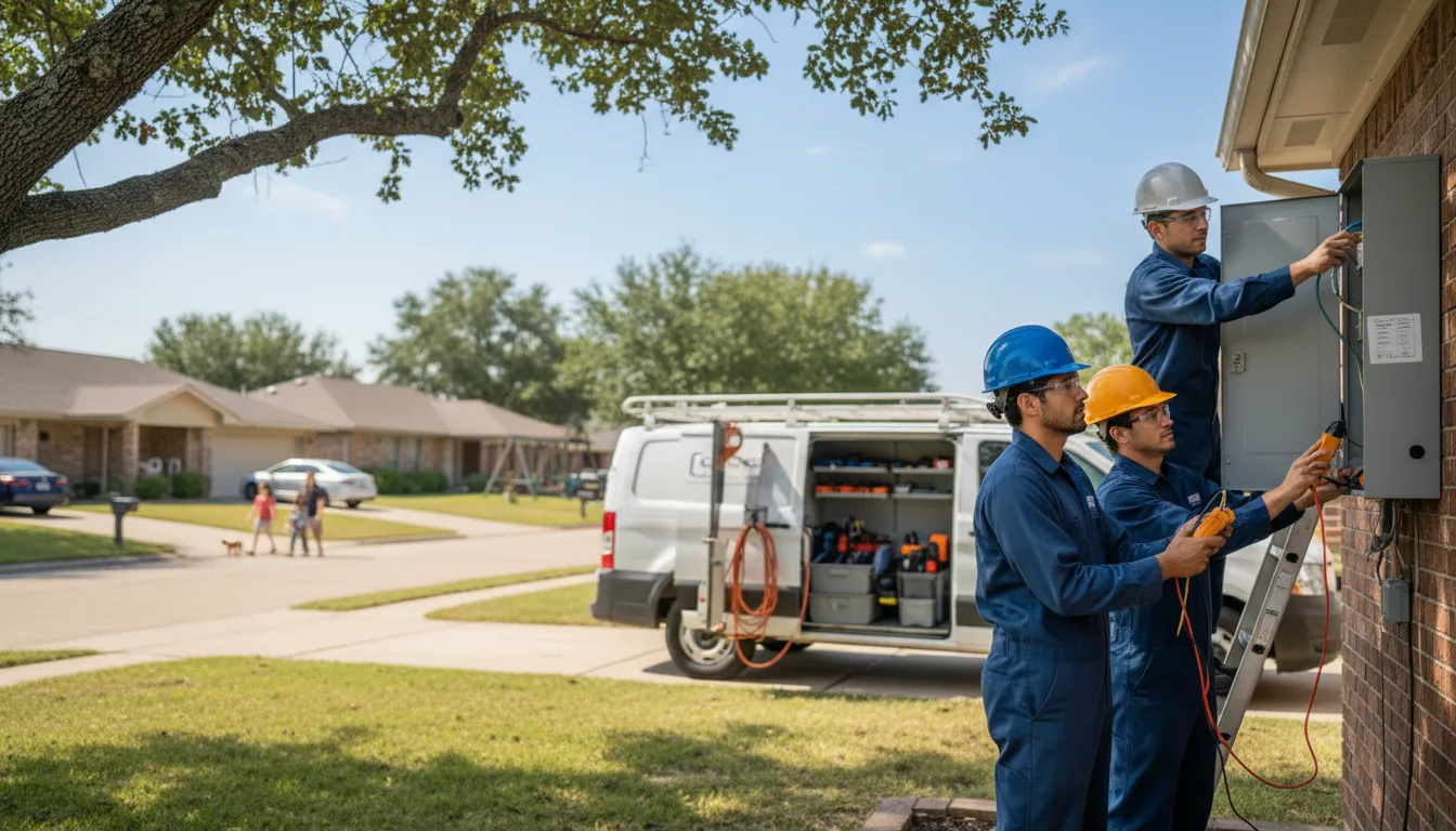 Certified electrician providing emergency electrical services in Zapata, TX